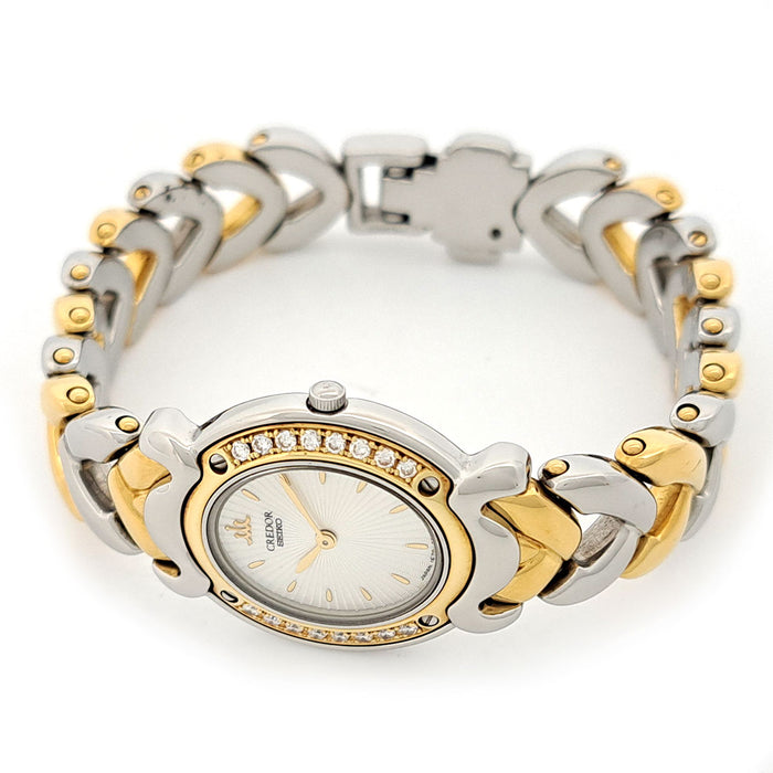 SEIKO  
Credor Bezel Diamond
