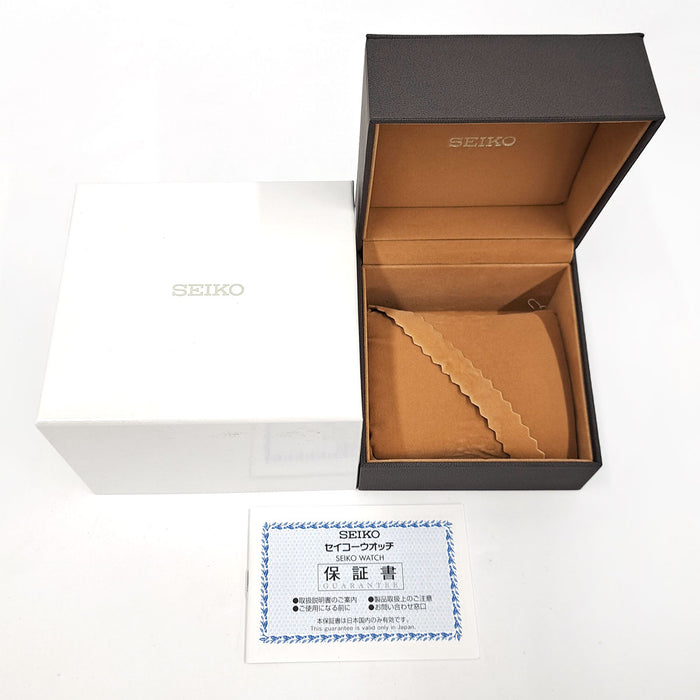 SEIKO 
プレザージュ メカニカル 有田焼 
箱ギャラ付