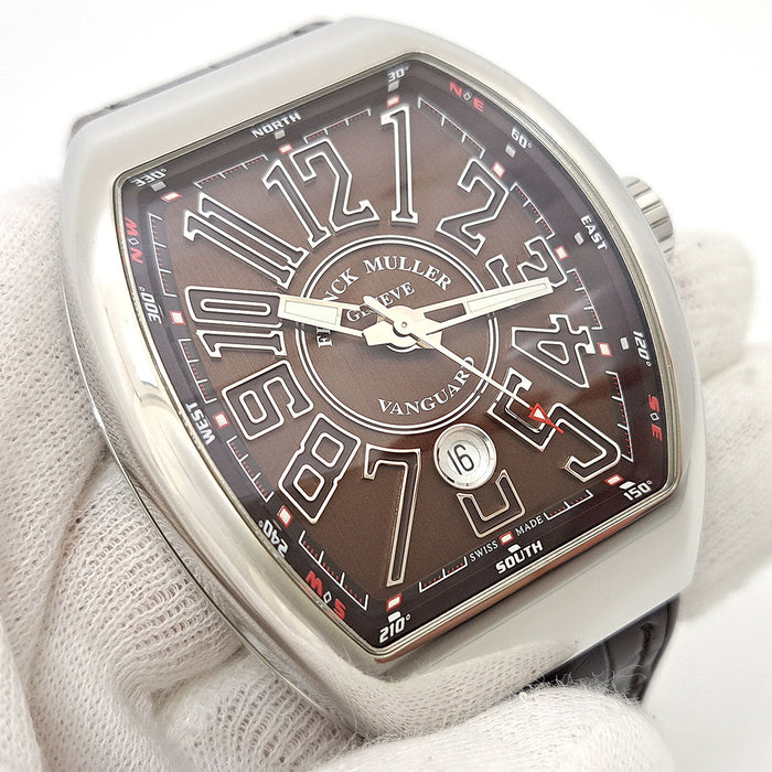 FRANCK MULLER 
ヴァンガード ブラウンダイヤル 
箱ギャラ付