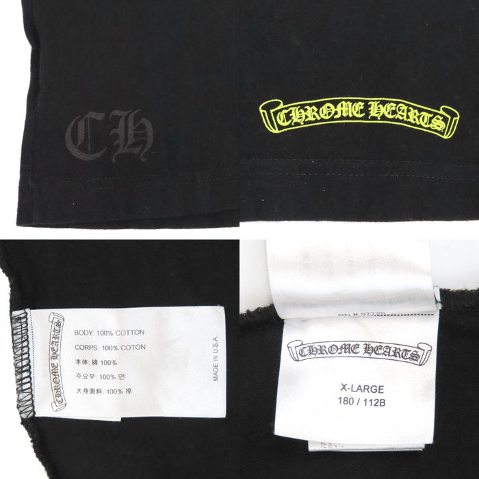CHROME HEARTS  
CH Cotton  
Neck Logo Print Short Sleeve T-Shirt