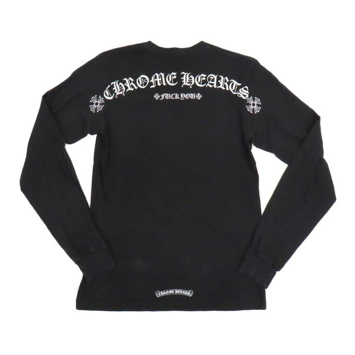 CHROME HEARTS 
CH コットン クルーネック 
アーチロゴ ロングスリーブ Tシャツ
