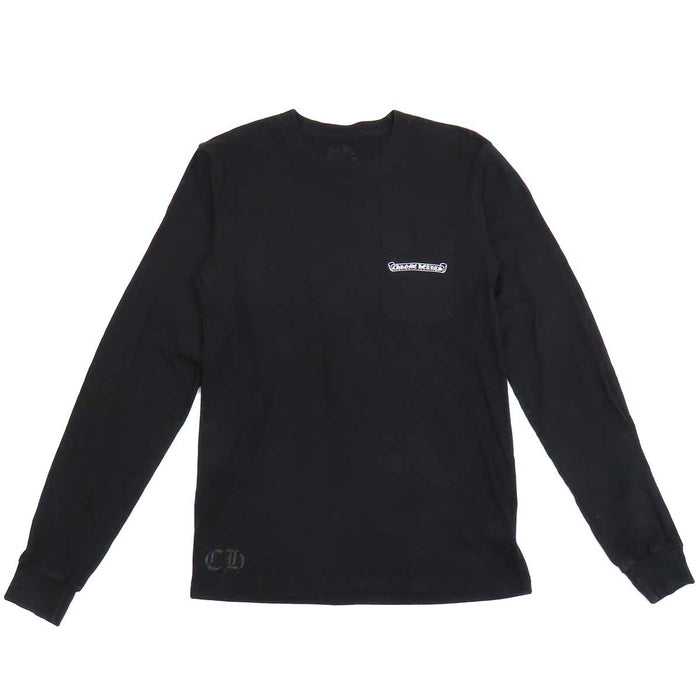 CHROME HEARTS 
CH コットン クルーネック 
アーチロゴ ロングスリーブ Tシャツ