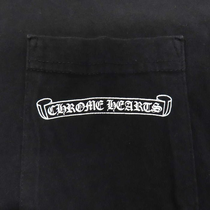 CHROME HEARTS 
CH コットン クルーネック 
アーチロゴ ロングスリーブ Tシャツ