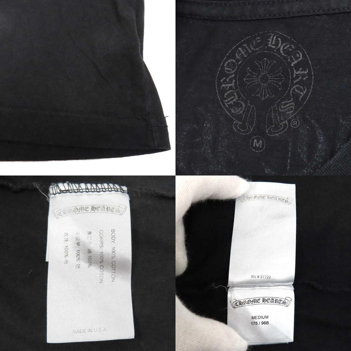 CHROME HEARTS 
CH コットン クルーネック 
アーチロゴ ロングスリーブ Tシャツ