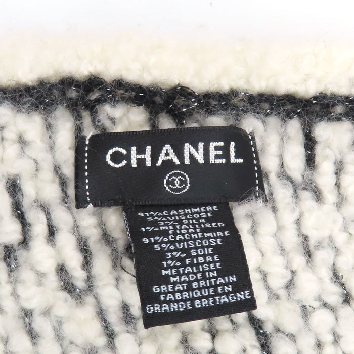 CHANEL 
COCO CC ロゴ ニット 
ココマーク カシミヤ マフラー