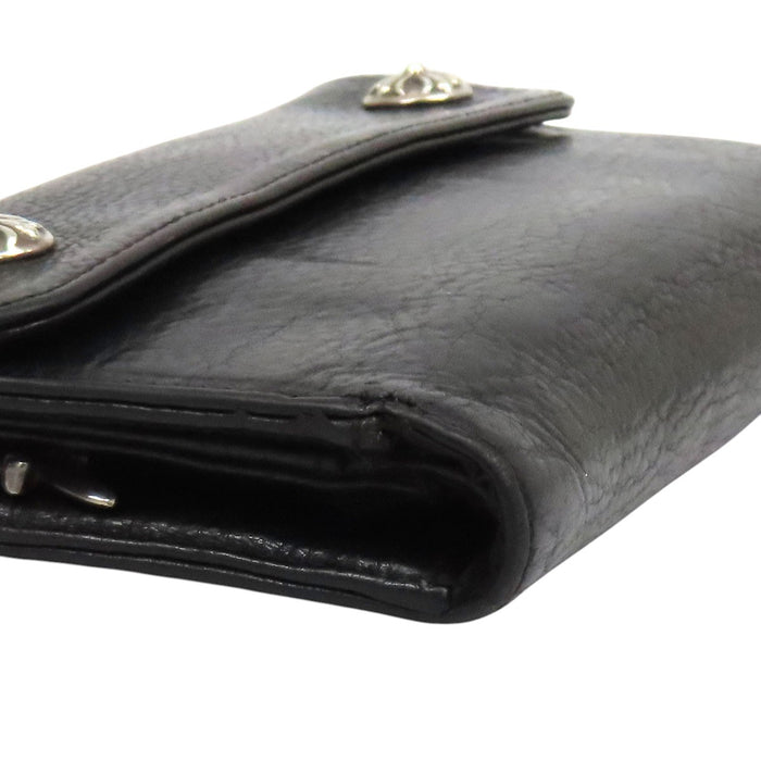 CHROME HEARTS 
CH WAVE ダガージップ シルバー 
ウェーブ クロスボール ウォレット