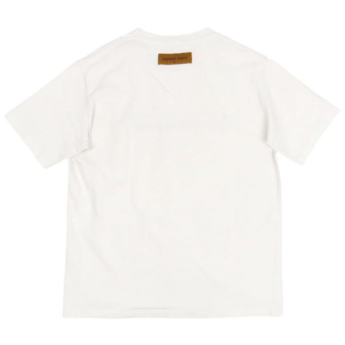 LOUIS VUITTON 
LV ロゴ インサイドアウト コットン クルーネック 
シグネチャー エンブロイダリー Tシャツ