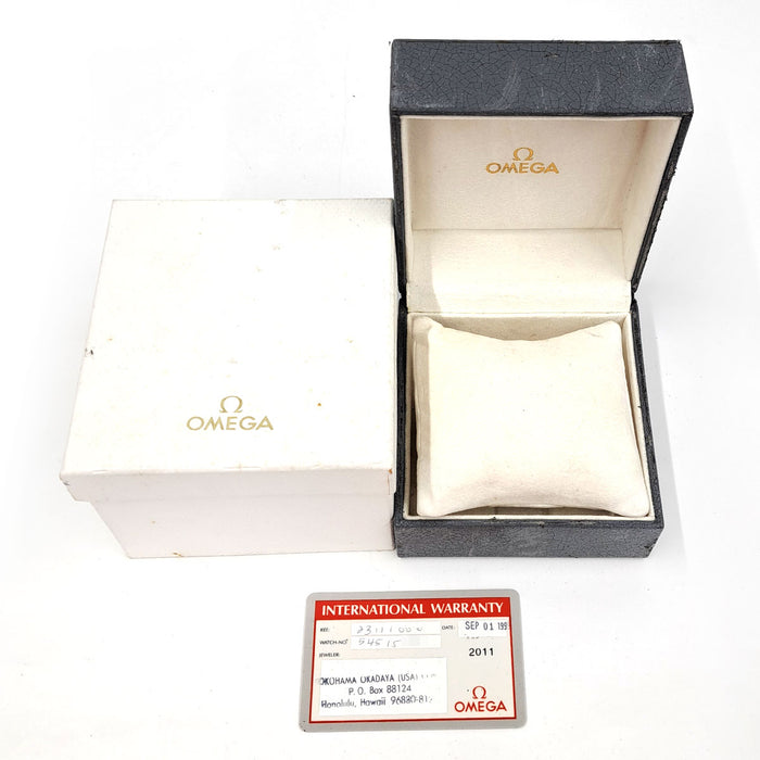 OMEGA 
シーマスター 120M 
Boîte et certificat de garantie inclus