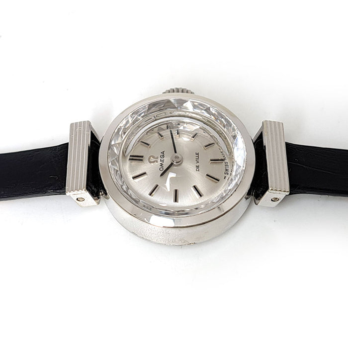 OMEGA 
De Ville vetro sfaccettato cal.485