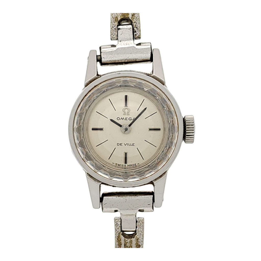 ヴィンテージOMEGA Deville 腕時計 OMEGA ヴィンテージデビル カットグラス cal.465– TS Trading Co., Ltd.