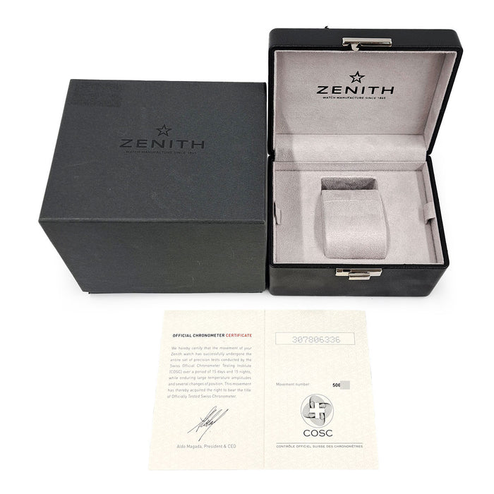 ZENITH 
エルプリメロ クロノマスター オープン 
箱付