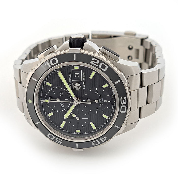TAG HEUER Aquaracer Calibre 16 
With box and guarantee card