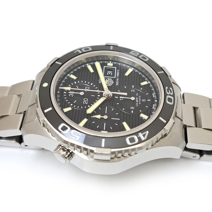 TAG HEUER Aquaracer Calibre 16 
With box and guarantee card