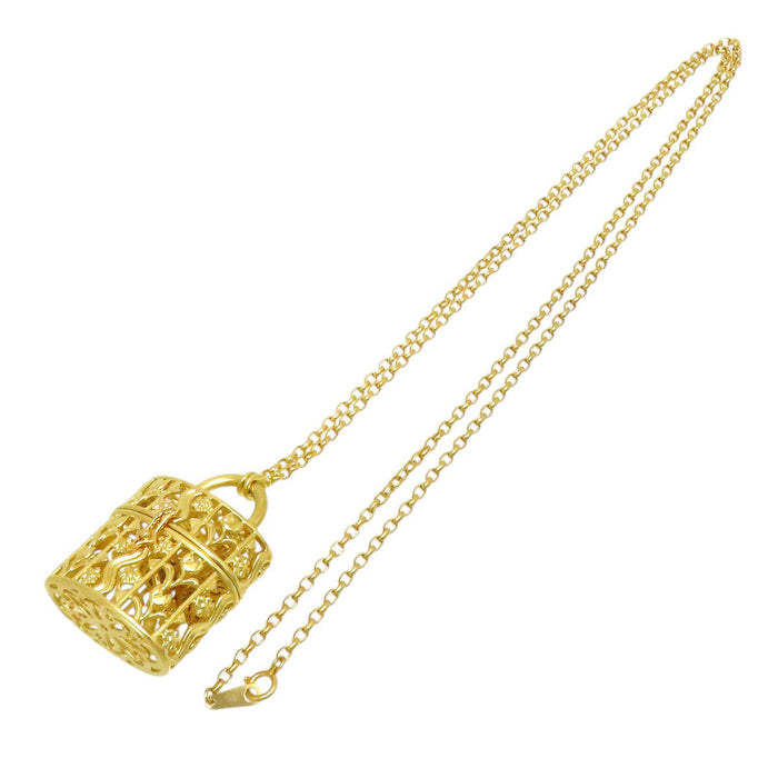 MIKIMOTO  
Bag Motif Necklace with Charm