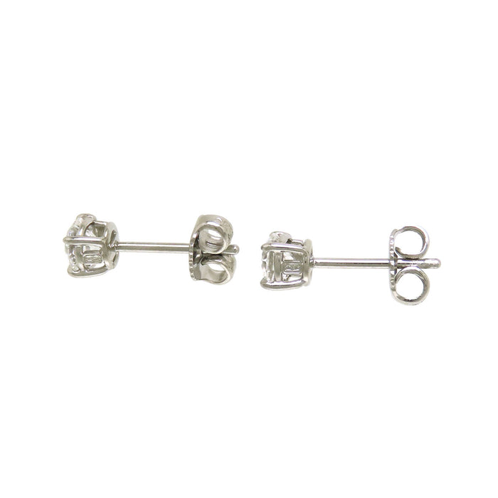 HARRY WINSTON 
Boucles d'oreilles clous rondes