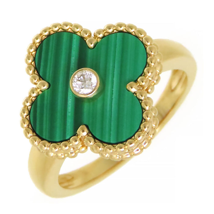 Van Cleef & Arpels 
ヴィンテージアルハンブラ マラカイト リング