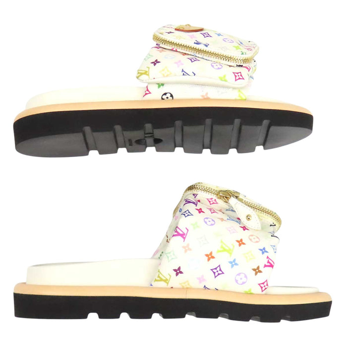 LOUIS VUITTON 
LV 村上隆 マルチカラー 
×TM プールピローライン サンダル