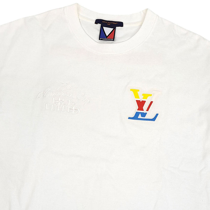 LOUIS VUITTON 
LV ガストンストライプ コットン クルーネック 
37th アメリカズカップ シグネチャー Tシャツ