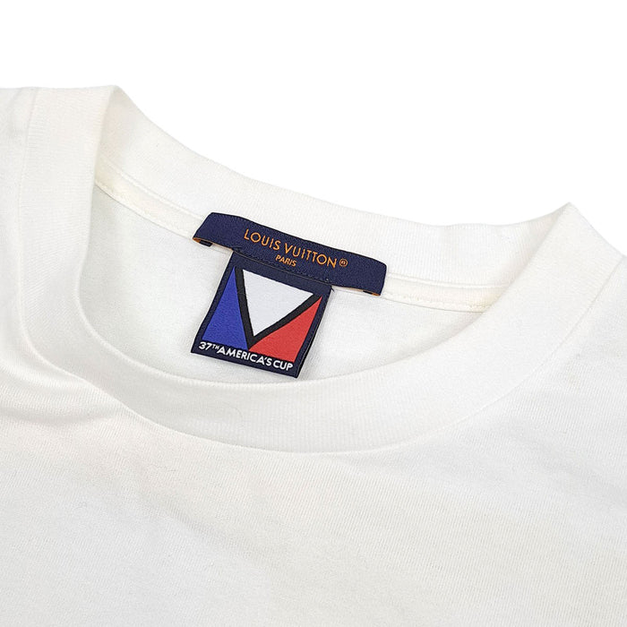 LOUIS VUITTON 
LV ガストンストライプ コットン クルーネック 
37th アメリカズカップ シグネチャー Tシャツ