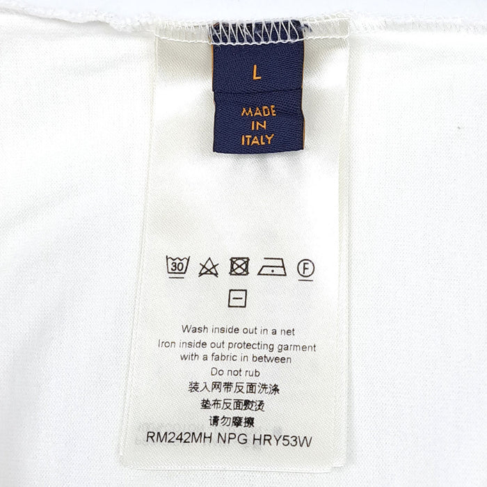 LOUIS VUITTON 
LV ガストンストライプ コットン クルーネック 
37th アメリカズカップ シグネチャー Tシャツ