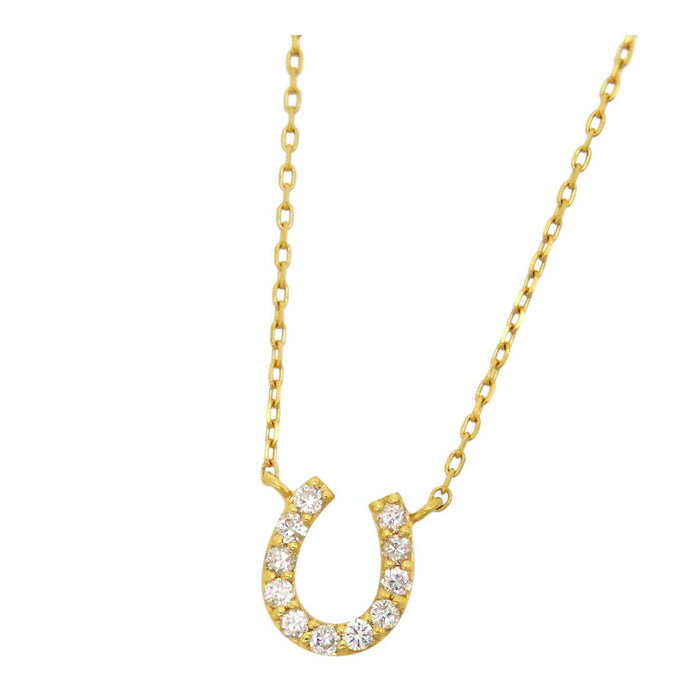 CELINE  
Horseshoe Diamond Necklace
