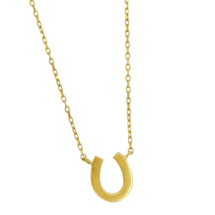CELINE  
Horseshoe Diamond Necklace