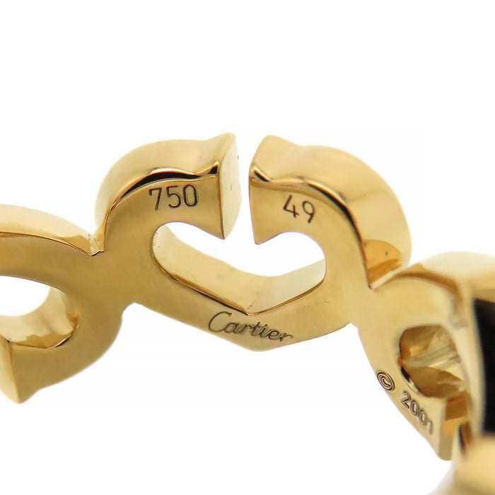 CARTIER 
Cハート ダイヤモンド リング