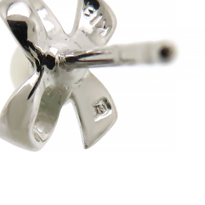 MIKIMOTO 
ベビーパール リボン ピアス