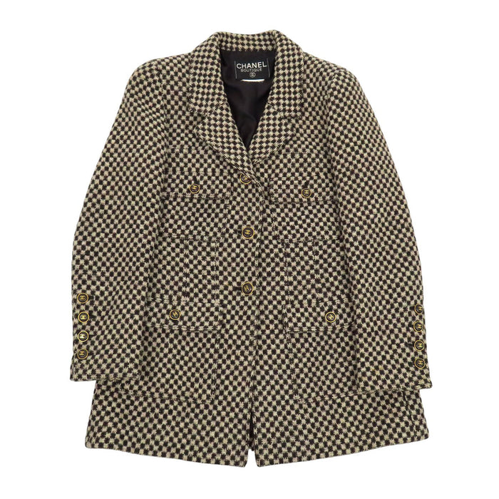CHANEL  
COCO CC Coco Button Wool  
Coco Mark Tweed Tailored Jacket