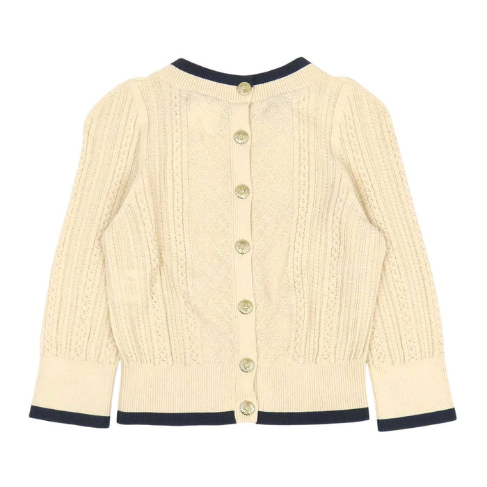 CHANEL  
COCO CC Gold Color Metal Back Button Medusa Button  
Coco Mark Medusa Button Cotton Knit Cut and Sewn Top