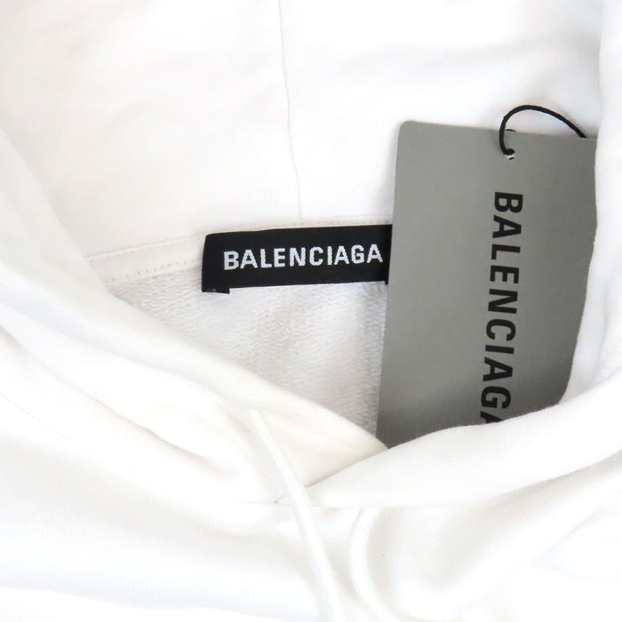 BALENCIAGA  
Cotton Sweatshirt  
Back Logo Print Hoodie