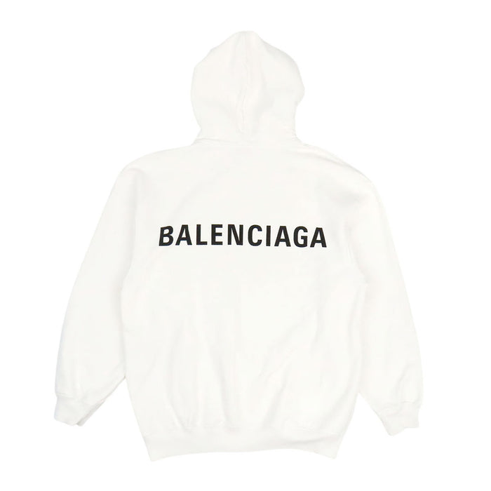 BALENCIAGA  
Cotton Sweatshirt  
Back Logo Print Hoodie