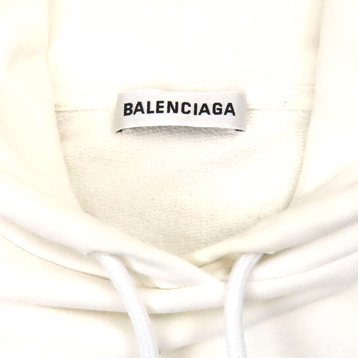 BALENCIAGA  
Cotton Sweatshirt  
Back Logo Print Hoodie