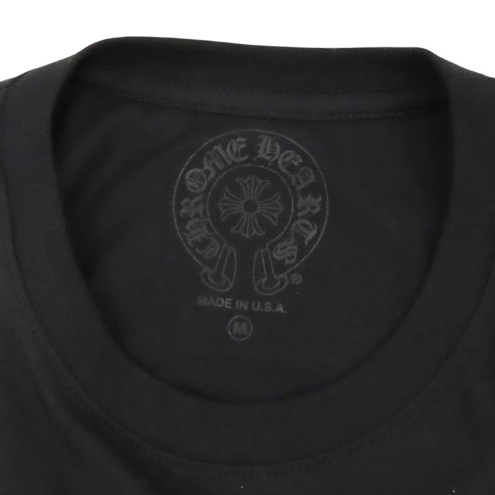 CHROME HEARTS  
CH Scroll Label Cotton  
Back Horseshoe Sleeve Floral Cross Long Sleeve T-Shirt