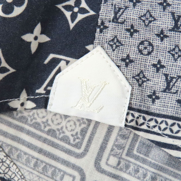 LOUIS VUITTON 
LV 総柄 レギュラーフィット コットン 
モノグラム トランプ柄 シャツ