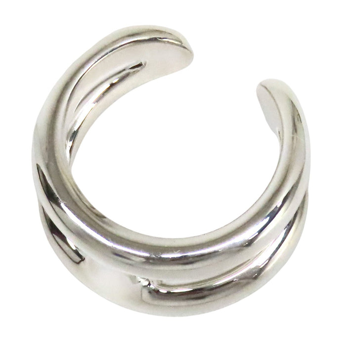 HERMES  
H Motif Silver  
Osmose Ring GM 57