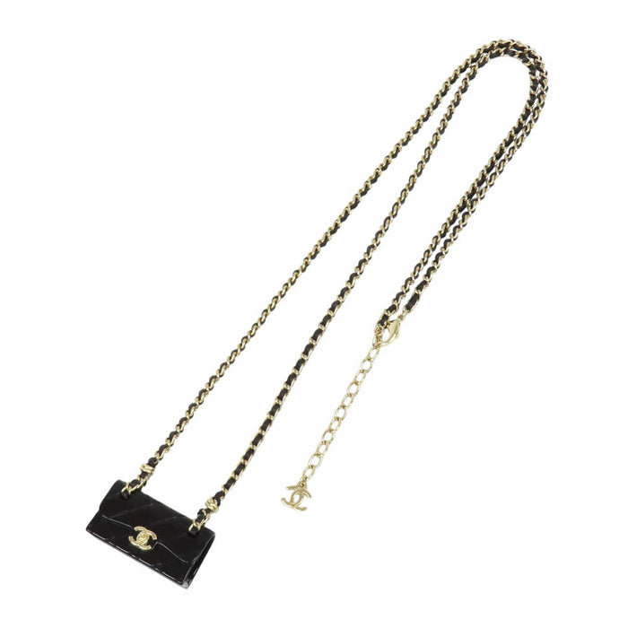 CHANEL 
COCO CC ターンロック マトラッセ ゴールドカラーメタル B23C 
ココマーク バッグ モチーフ チェーン ロング ネックレス