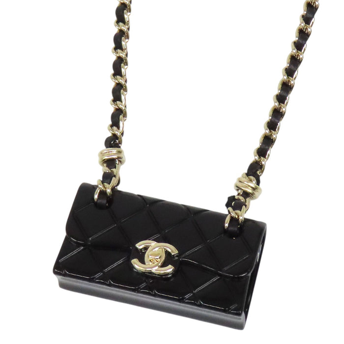 CHANEL 
COCO CC ターンロック マトラッセ ゴールドカラーメタル B23C 
ココマーク バッグ モチーフ チェーン ロング ネックレス