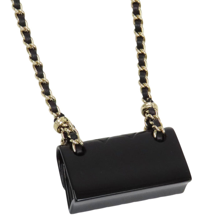 CHANEL 
COCO CC ターンロック マトラッセ ゴールドカラーメタル B23C 
ココマーク バッグ モチーフ チェーン ロング ネックレス