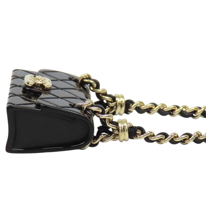 CHANEL 
COCO CC ターンロック マトラッセ ゴールドカラーメタル B23C 
ココマーク バッグ モチーフ チェーン ロング ネックレス