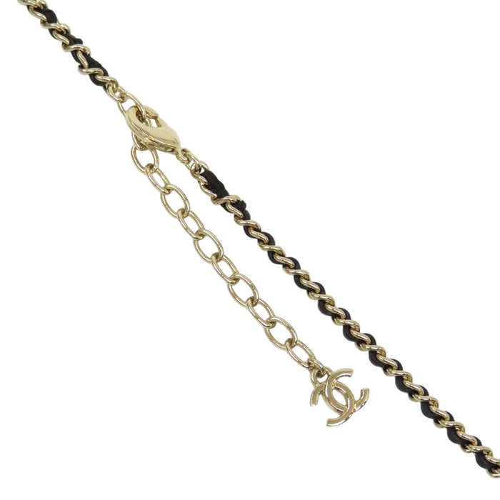 CHANEL 
COCO CC ターンロック マトラッセ ゴールドカラーメタル B23C 
ココマーク バッグ モチーフ チェーン ロング ネックレス