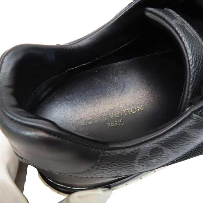 LOUIS VUITTON 
LV レザー メッシュ レースアップ 
ランアウェイ ライン スニーカー 
モノグラムエクリプス