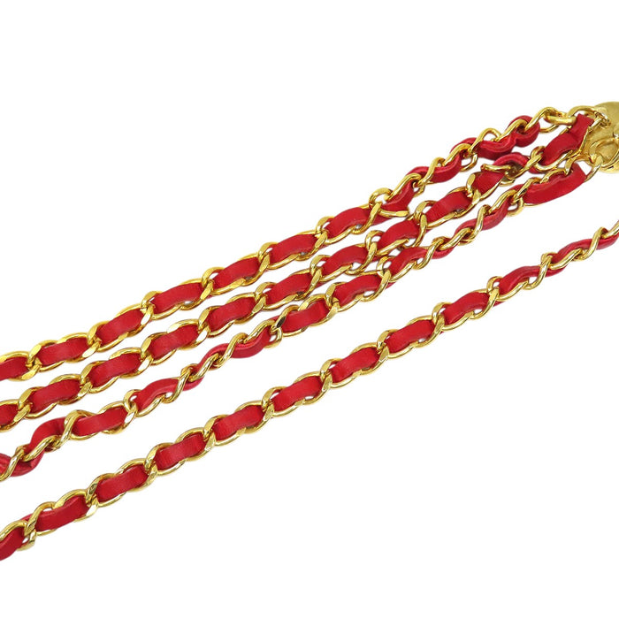 CHANEL  
COCO CC Logo Triple Gold Color Metal 1984  
Coco Mark Vintage Chain Belt