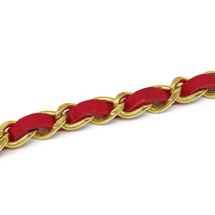 CHANEL  
COCO CC Logo Triple Gold Color Metal 1984  
Coco Mark Vintage Chain Belt