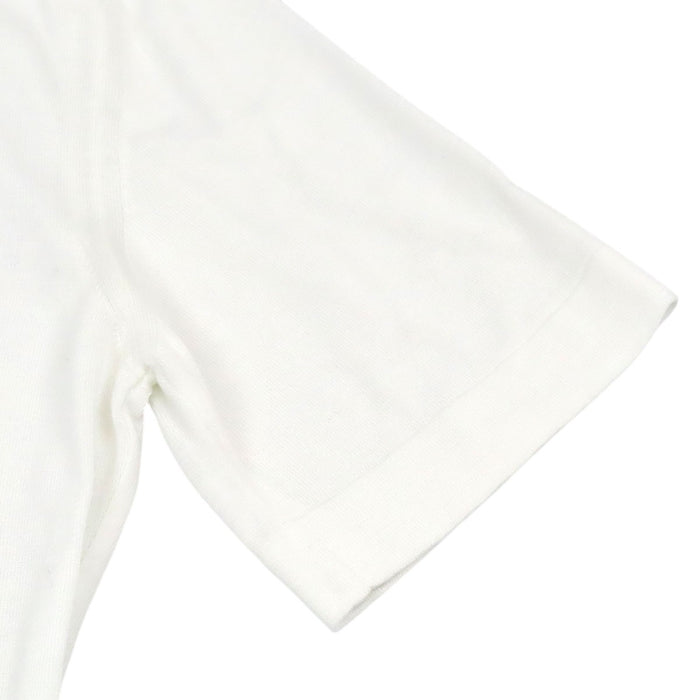 CHANEL  
COCO CC Coco Button  
Coco Mark Ribbon Short Sleeve Cut and Sewn Top