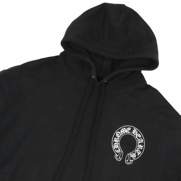 CHROME HEARTS 
CH フーディ スウェット コットン 裏起毛 
袖フローラル ホースシュー パーカー