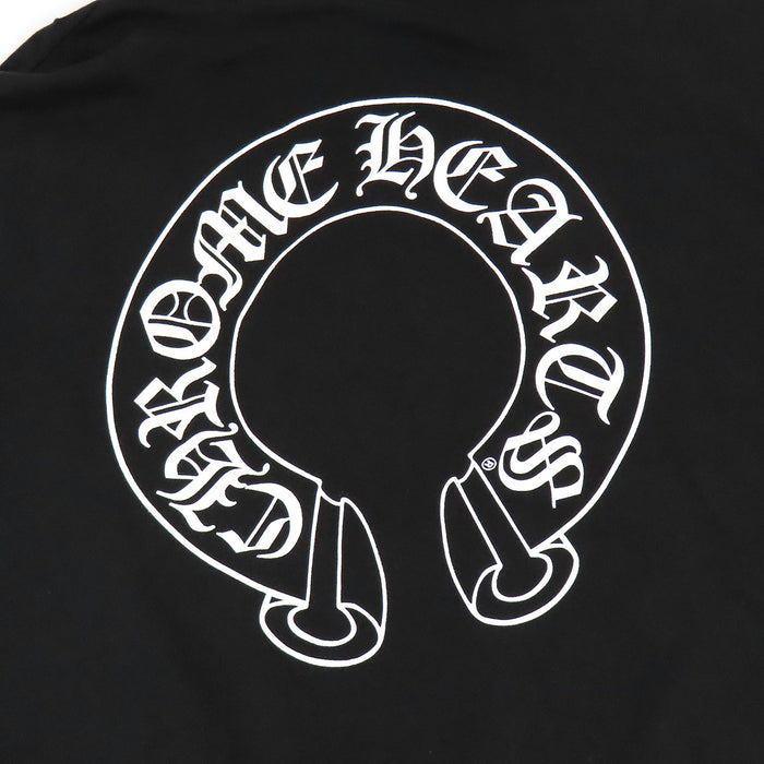 CHROME HEARTS 
CH フーディ スウェット コットン 裏起毛 
袖フローラル ホースシュー パーカー