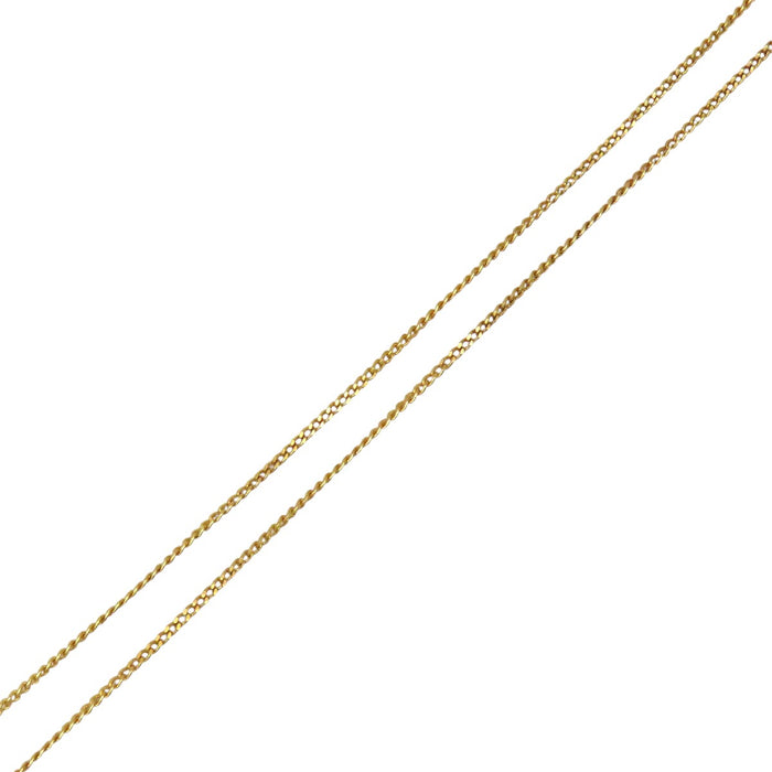CHANEL  
01A COCO CC Logo  
Coco Mark Wood Necklace