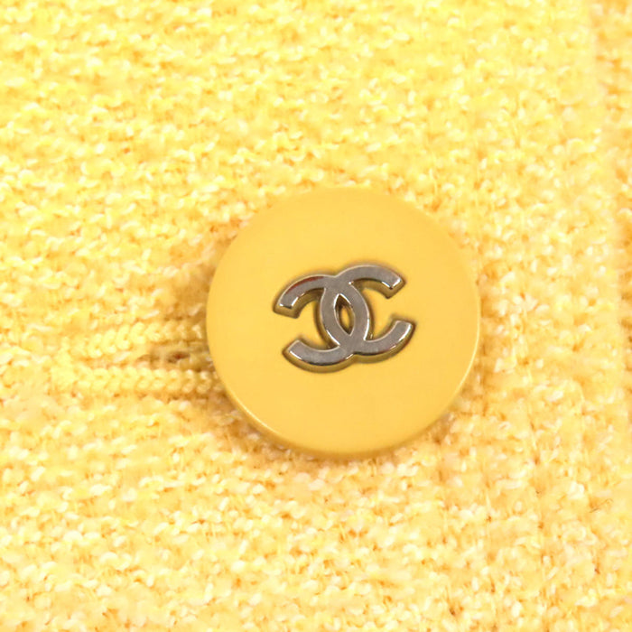 CHANEL  
98C COCO CC Coco Button Wool  
Coco Mark Vintage Tweed Jacket