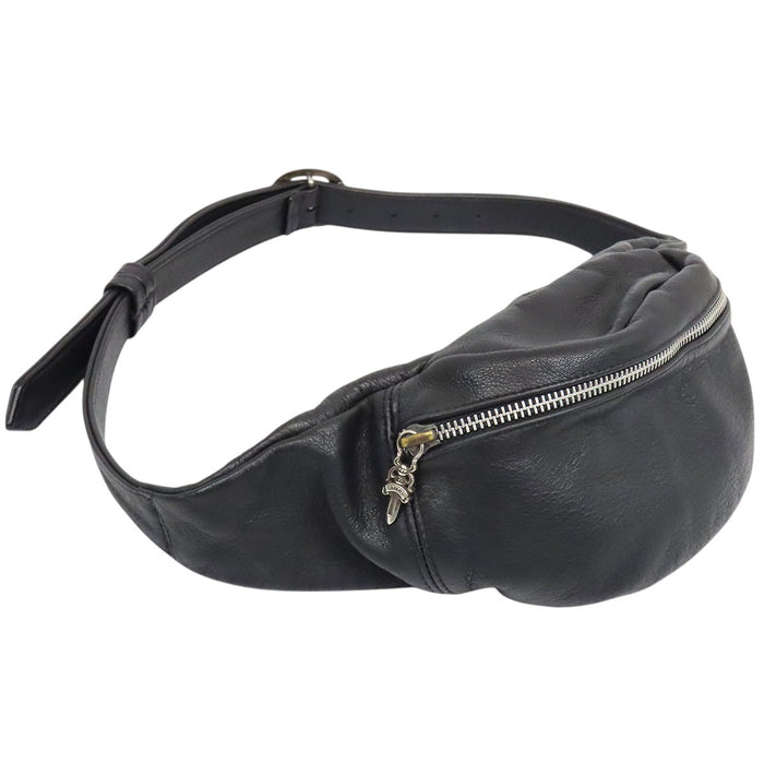 CHROME HEARTS 
CH SNAT PACK ダガージップ スクロールラベル スターリングシルバー 
プレーン スナット パック ボディ バッグ